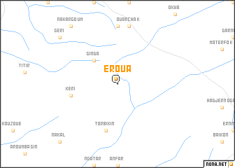 map of Eroua