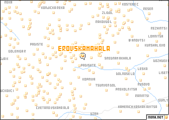 map of Erovska Mahala