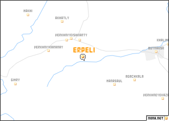 map of Erpeli