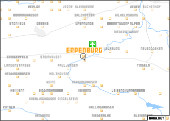 map of Erpenburg