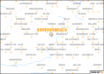 map of Erpenerbruch