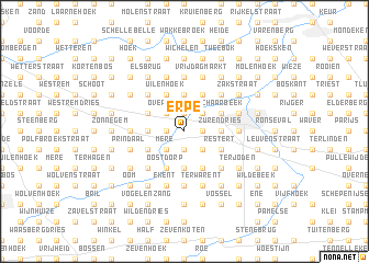 map of Erpe