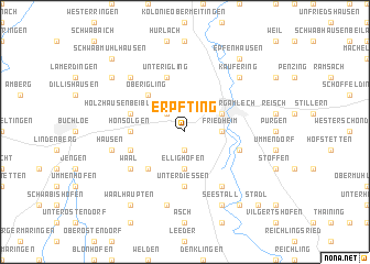 map of Erpfting