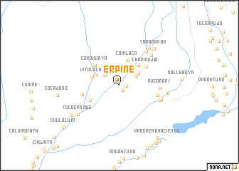 map of Erpine