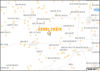 map of Erpolzheim