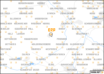 map of Erp