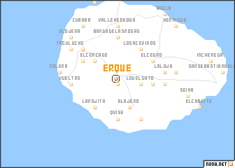 map of Erque