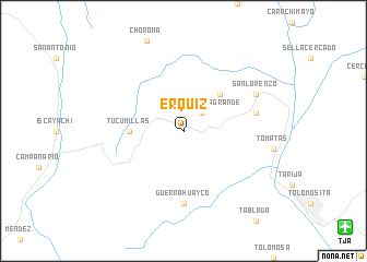 map of Erquiz