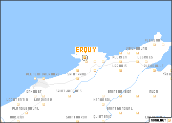 map of Erquy