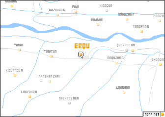 map of Erqu