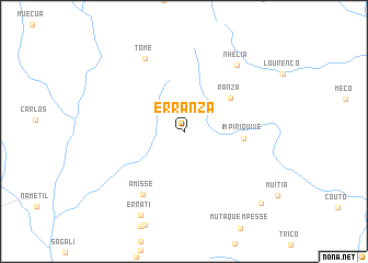 map of Erranza