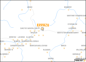 map of Errazu