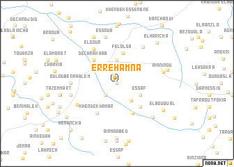 map of Er Rehamna