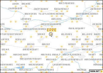 map of Erre