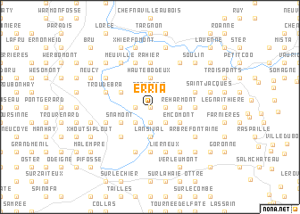 map of Erria