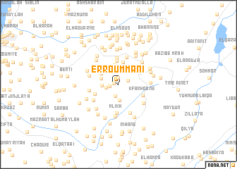 map of Er Roummani