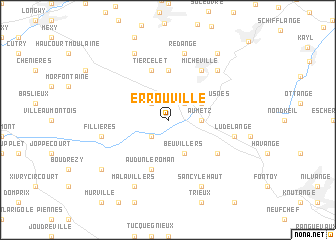 map of Errouville