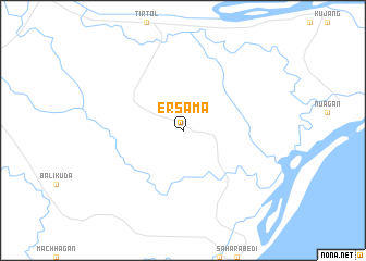 map of Ersāma