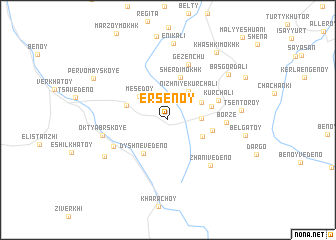 map of Ersenoy