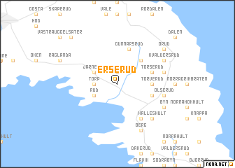 map of Erserud