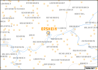 map of Ersheim