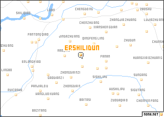 map of Ershilidun