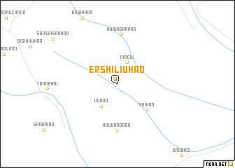 map of Ershiliuhao
