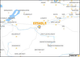 map of Ersholn