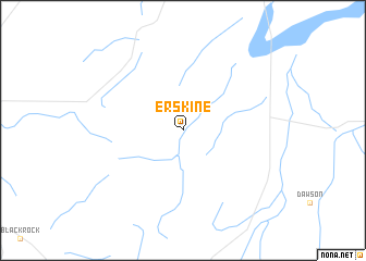 map of Erskine