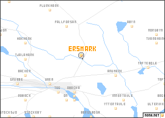 map of Ersmark