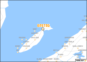 map of Erstad