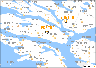 map of Erstad