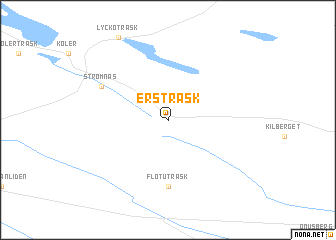 map of Ersträsk