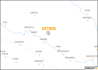 map of Ertang