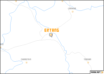 map of Ertang