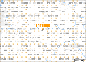 map of Ertbrug