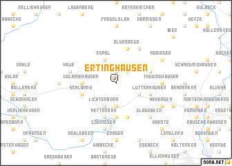 map of Ertinghausen