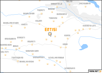 map of Ertisi