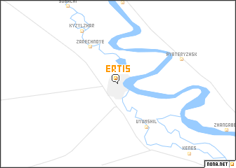 map of Ertis