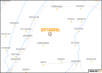 map of Ertuğrul