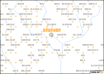 map of Erunwon