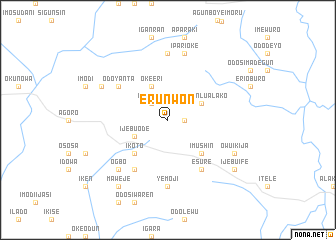 map of Erunwon