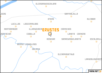 map of Erustes