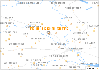 map of Ervallagh Oughter