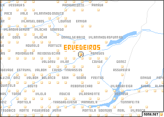 map of Ervedeiros