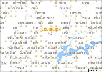 map of Ervideira