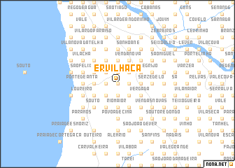 map of Ervilhaca