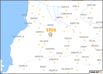 map of Ervu