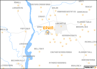 map of Erwin