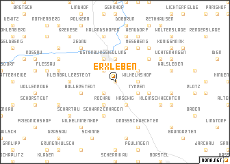 map of Erxleben